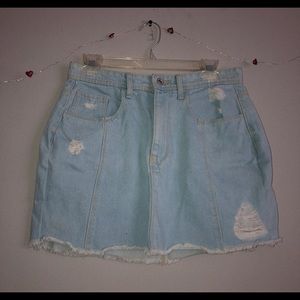 Cute denim skirt